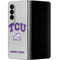 Texas Christian University Horned Frogs Logo Print Galaxy Z Fold4 5G Skin